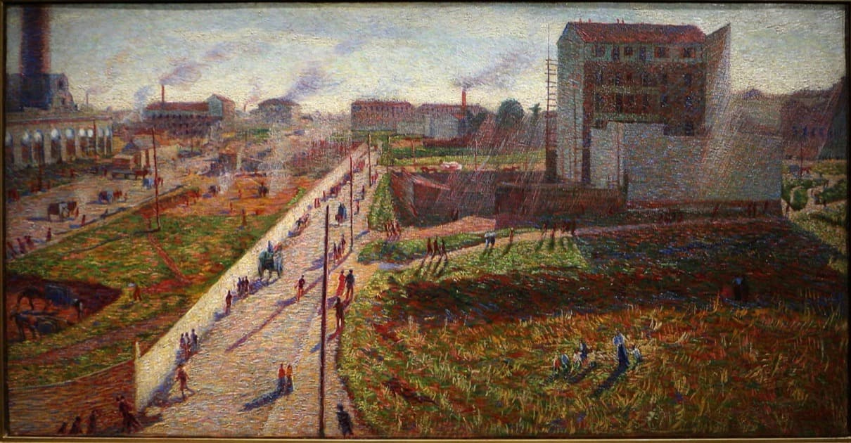 Umberto Boccioni, Officine a Porta Romana